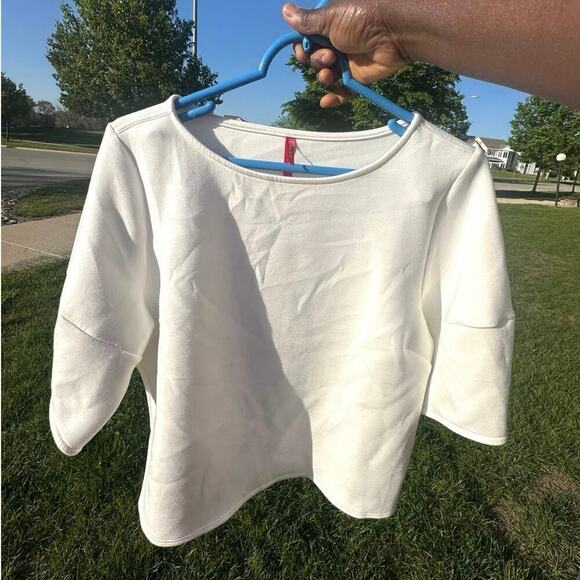 Spanx Women's AirEssentials Desk to Dinner Elbow Sleeve Top Size Large - Picture 7 of 11